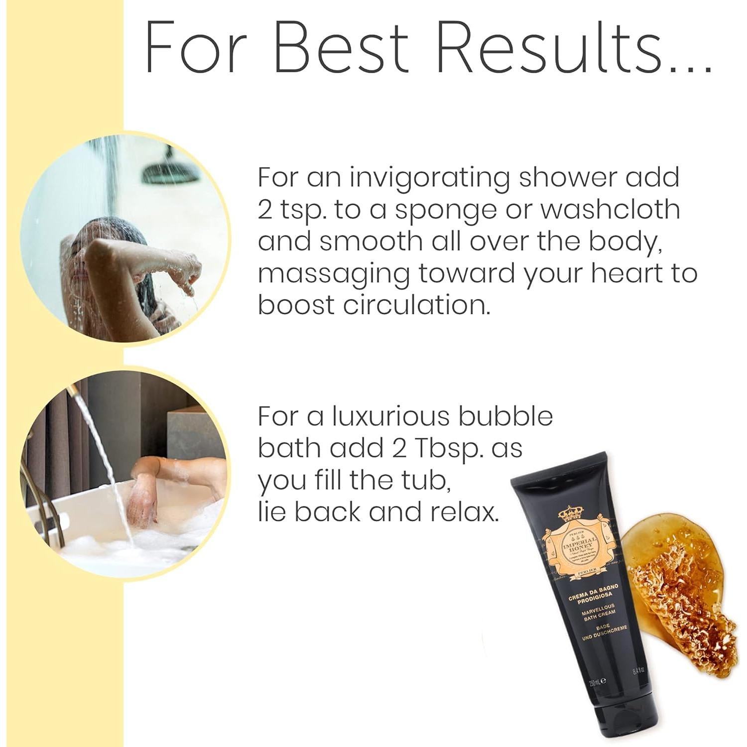 Crema de Baño y Ducha Perlier Miel Imperial 500 ml Hidratante