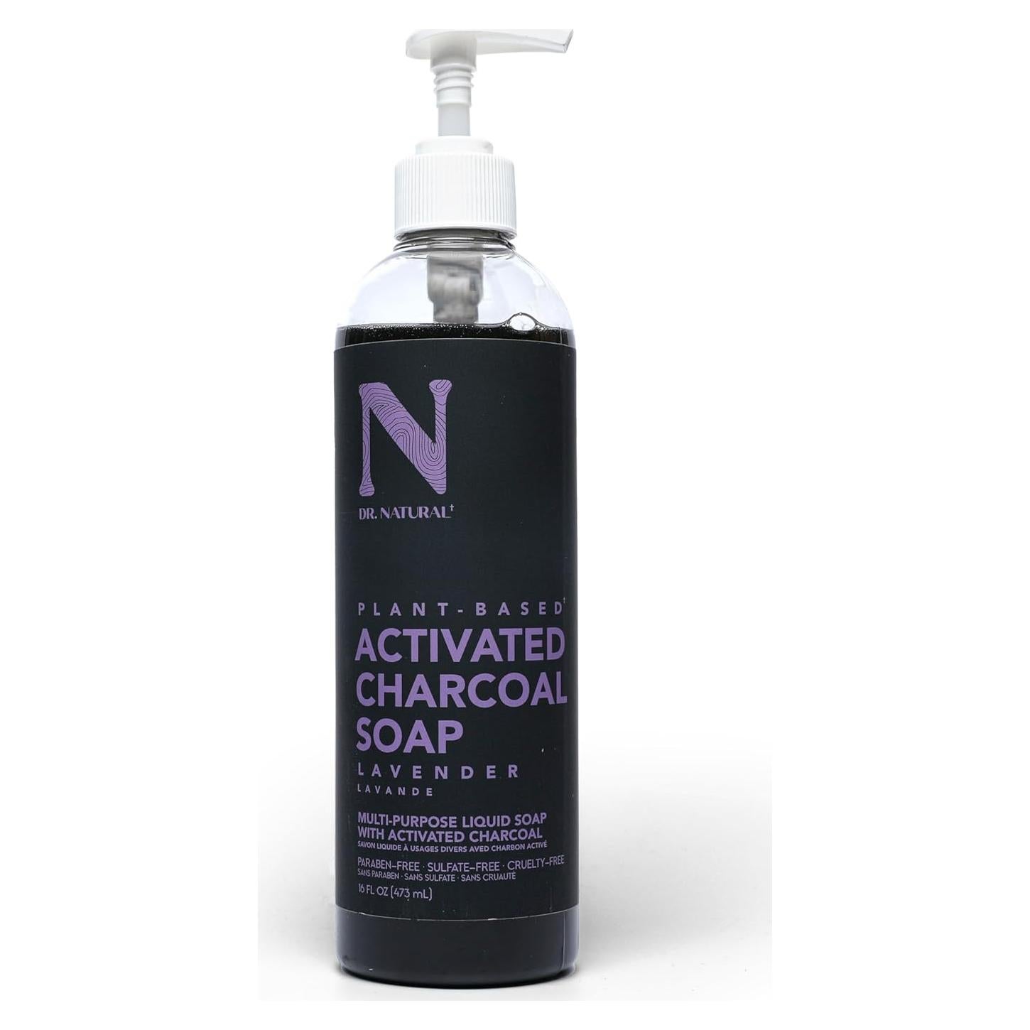 Jabón Líquido Dr. Natural Carbón Activado 473 ml - Anti Acné