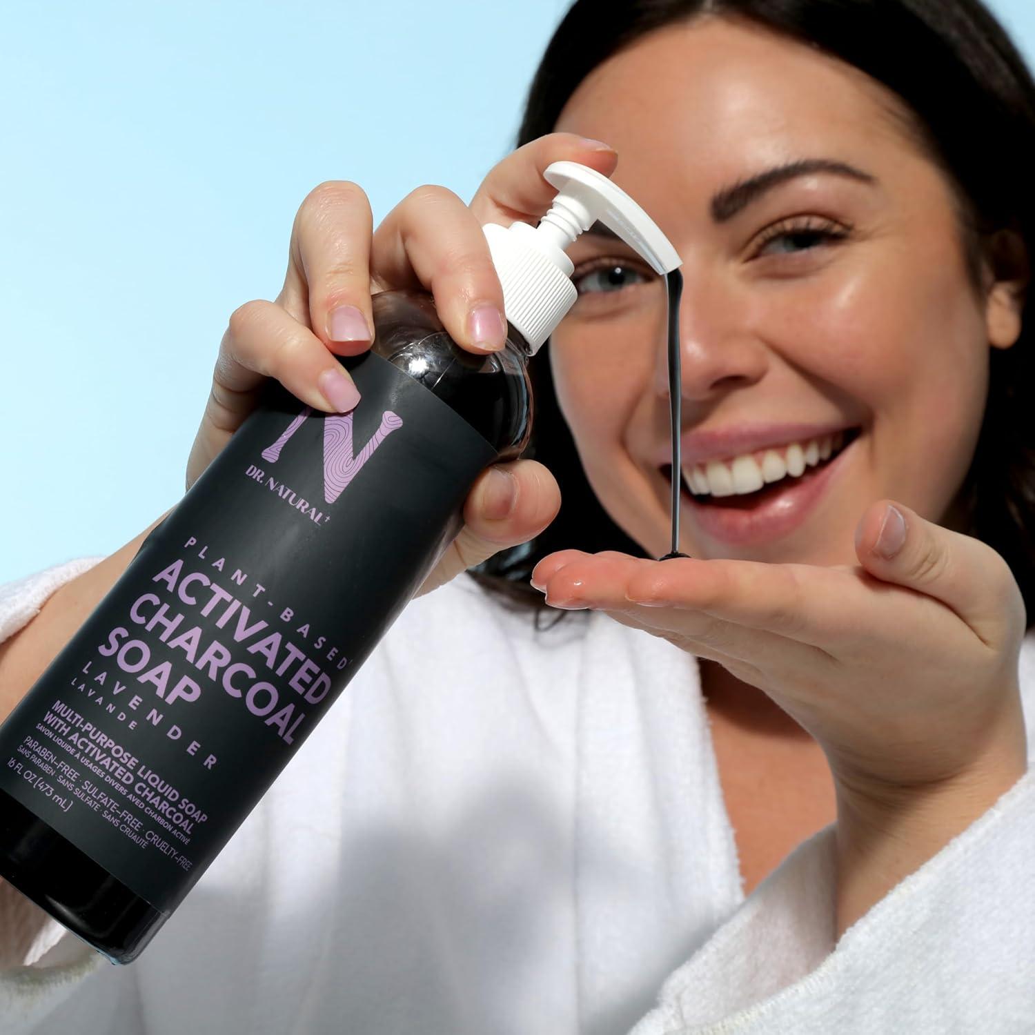 Jabón Líquido Dr. Natural Carbón Activado 473 ml - Anti Acné