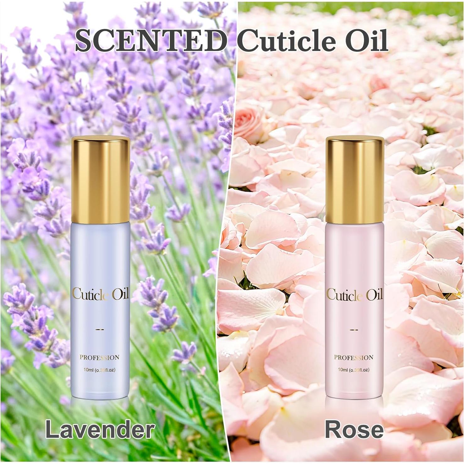 Aceite para Cutículas Hidratante Rosa y Lavanda 20 ml