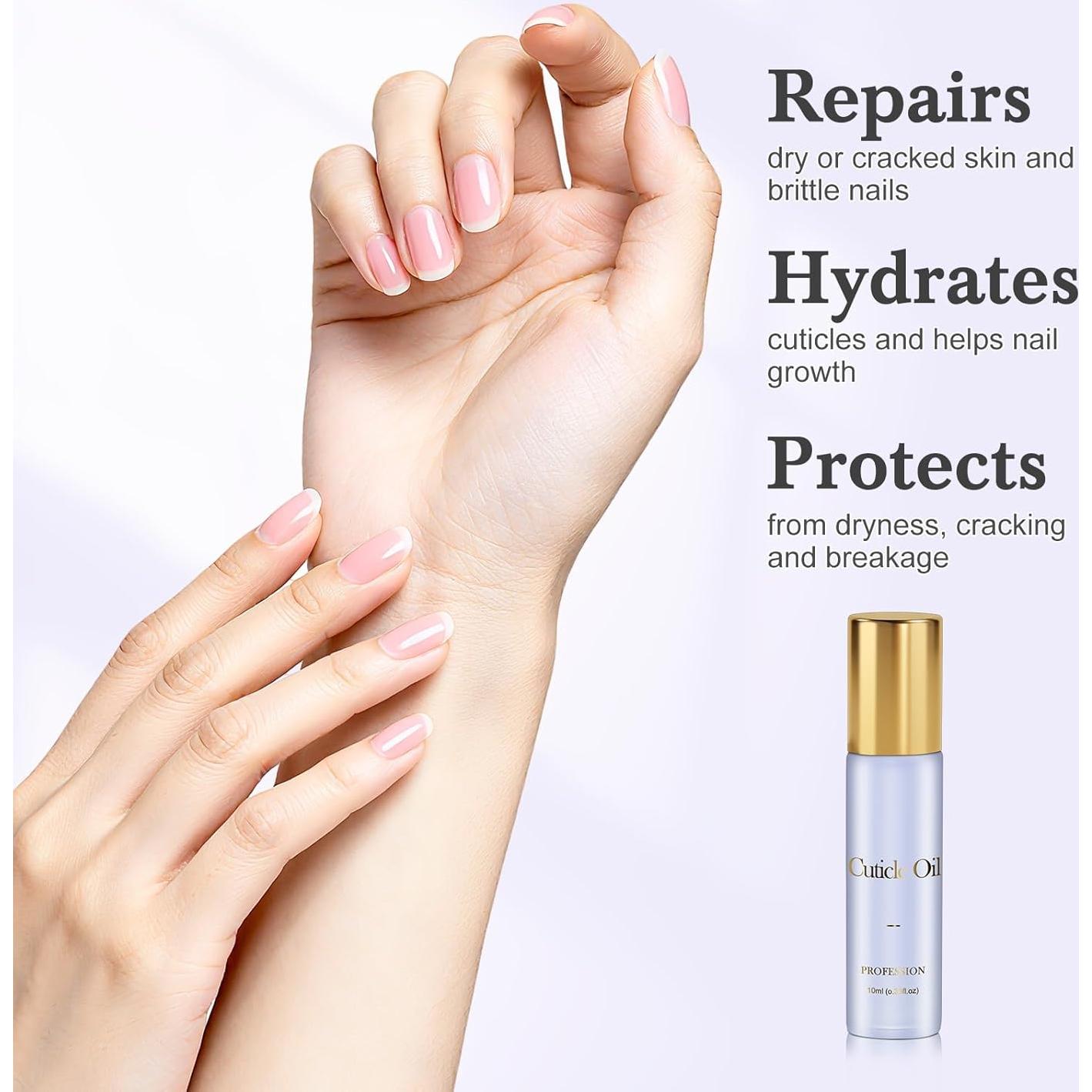 Aceite para Cutículas Hidratante Rosa y Lavanda 20 ml