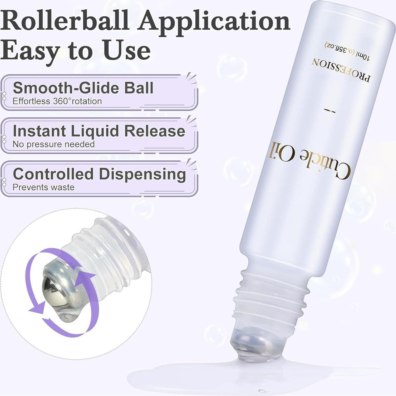 Aceite para Cutículas Hidratante Rosa y Lavanda 20 ml