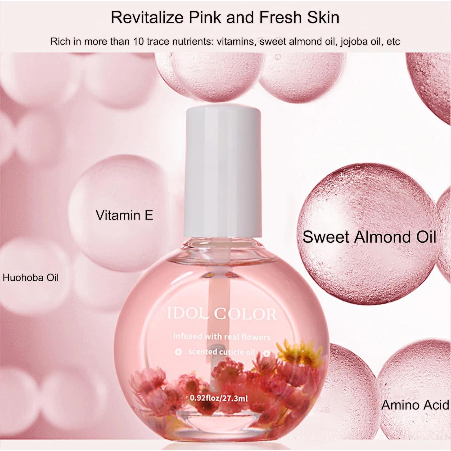 Aceite de Cutícula Aromático Floral 27.3 ml - Manzana