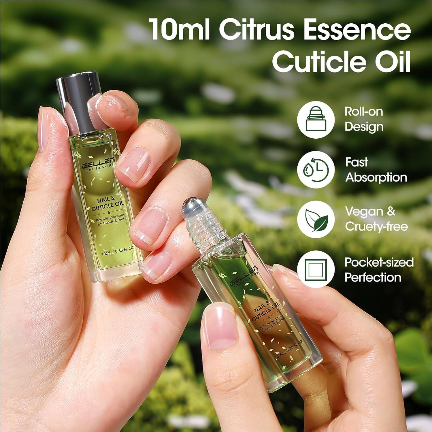 Aceite para Cutículas Gellen 10ml - Crecimiento y Fortalecimiento