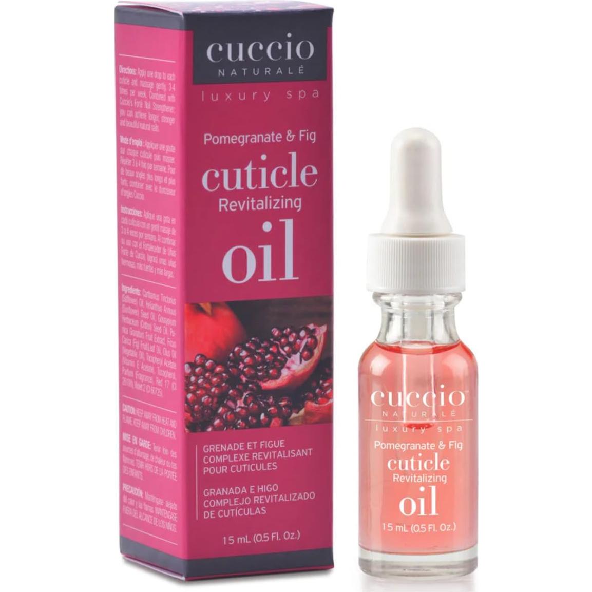 Aceite Revitalizante para Cutículas Cuccio 14.79 ml - Hidratante con Vitamina E