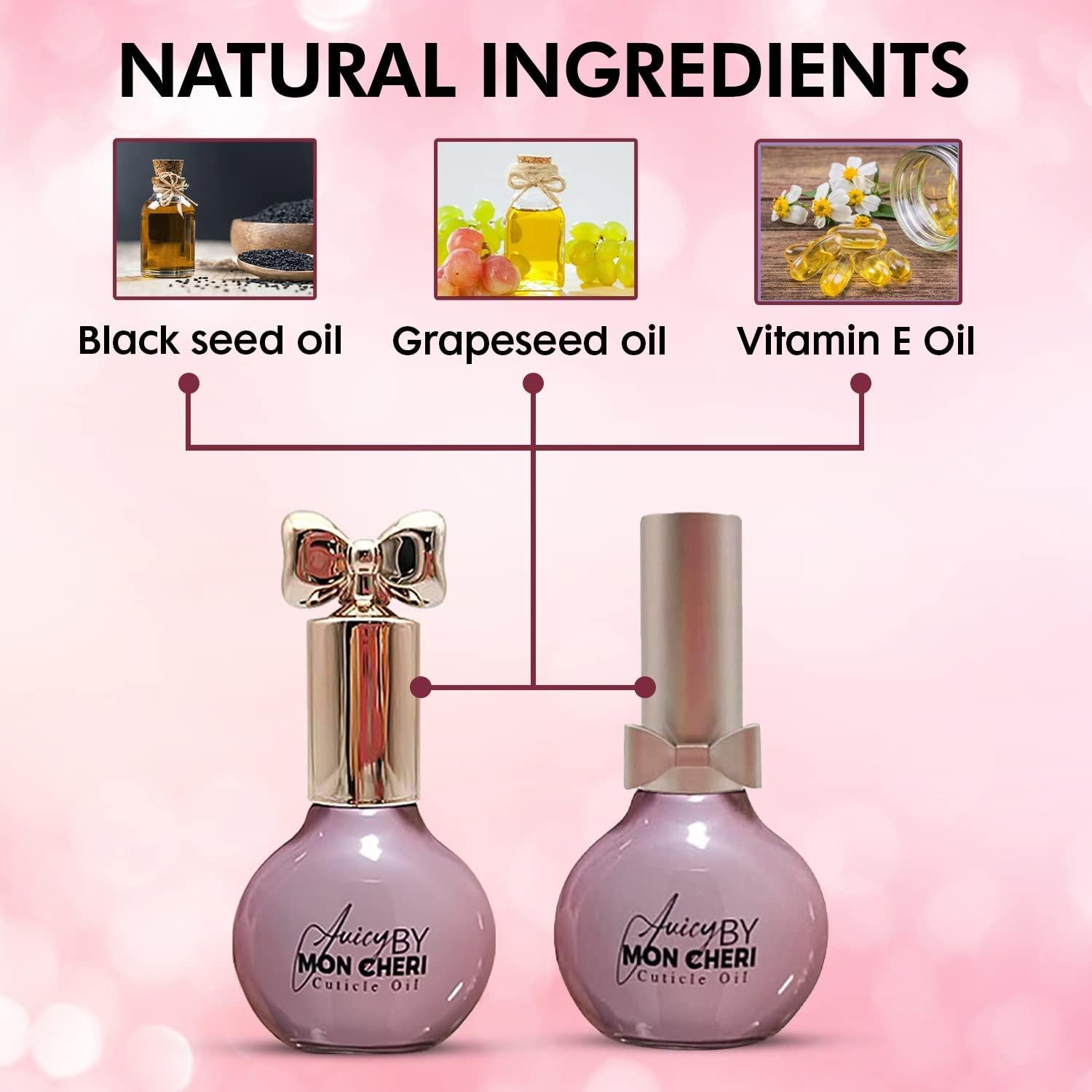 Aceite para Cutículas Juicy By Mon Cheri 10ml Limonada de Fresa