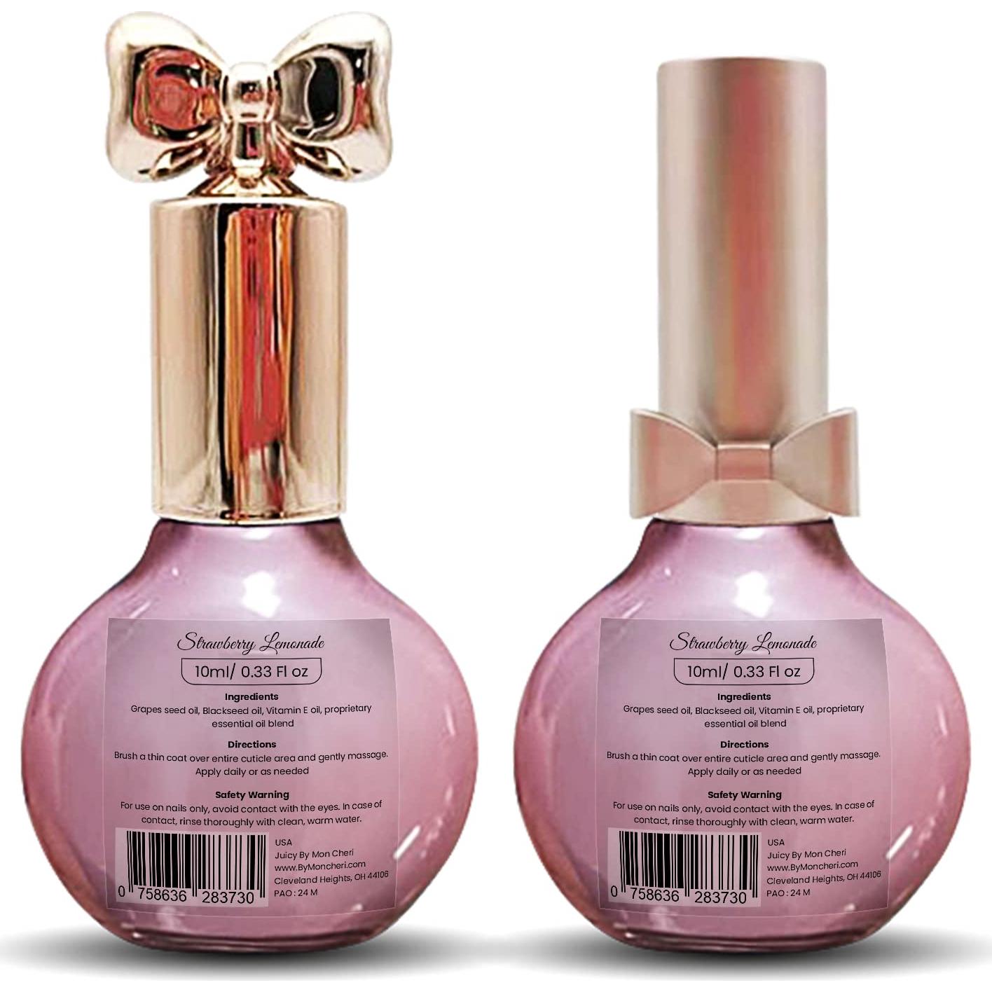 Aceite para Cutículas Juicy By Mon Cheri 10ml Limonada de Fresa