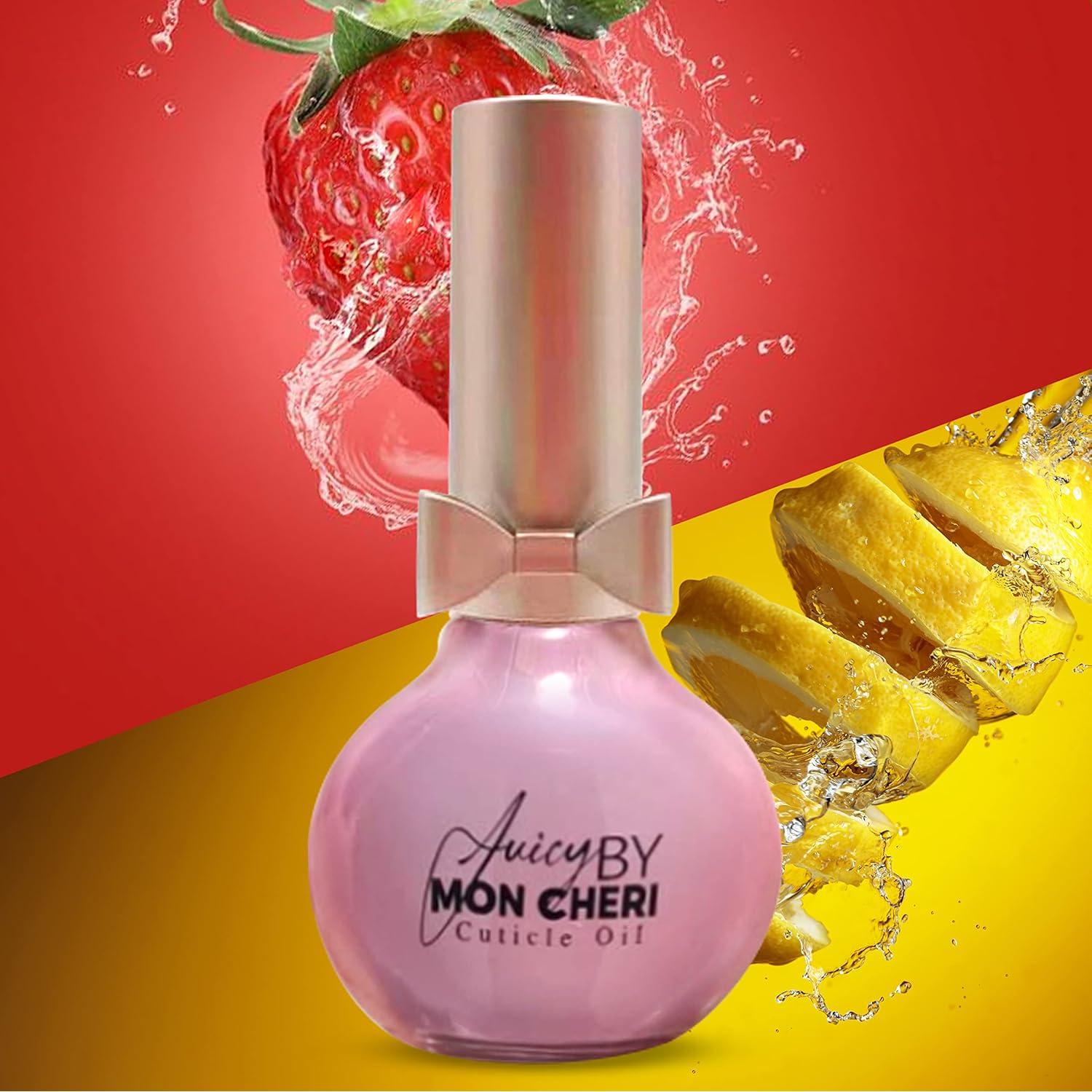 Aceite para Cutículas Juicy By Mon Cheri 10ml Limonada de Fresa