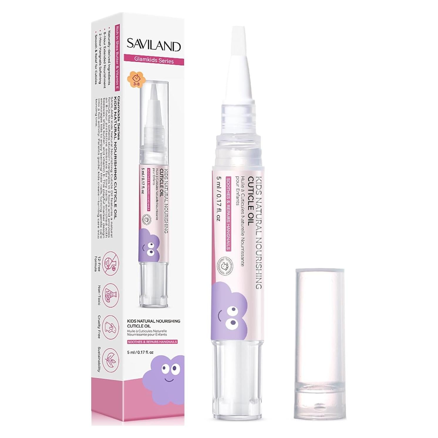 Bolígrafo de Aceite para Cutículas SAVILAND para Niños 12.7cm