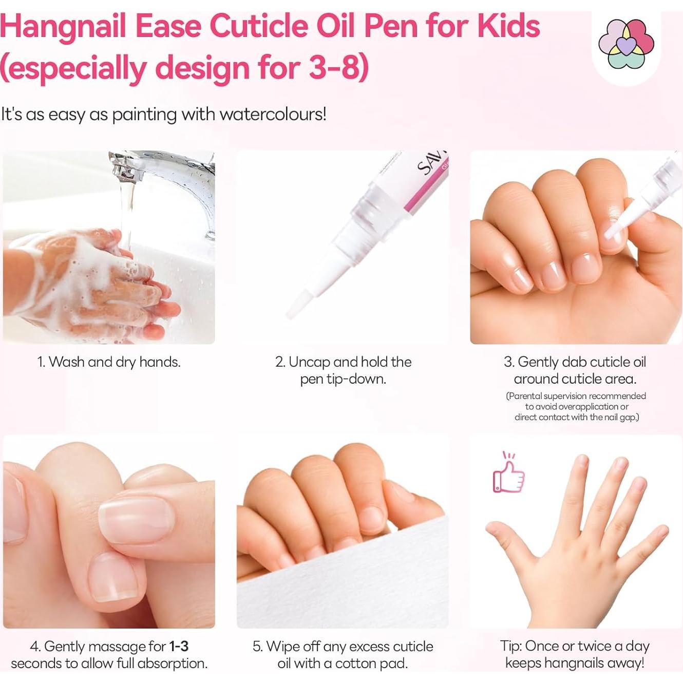 Bolígrafo de Aceite para Cutículas SAVILAND para Niños 12.7cm