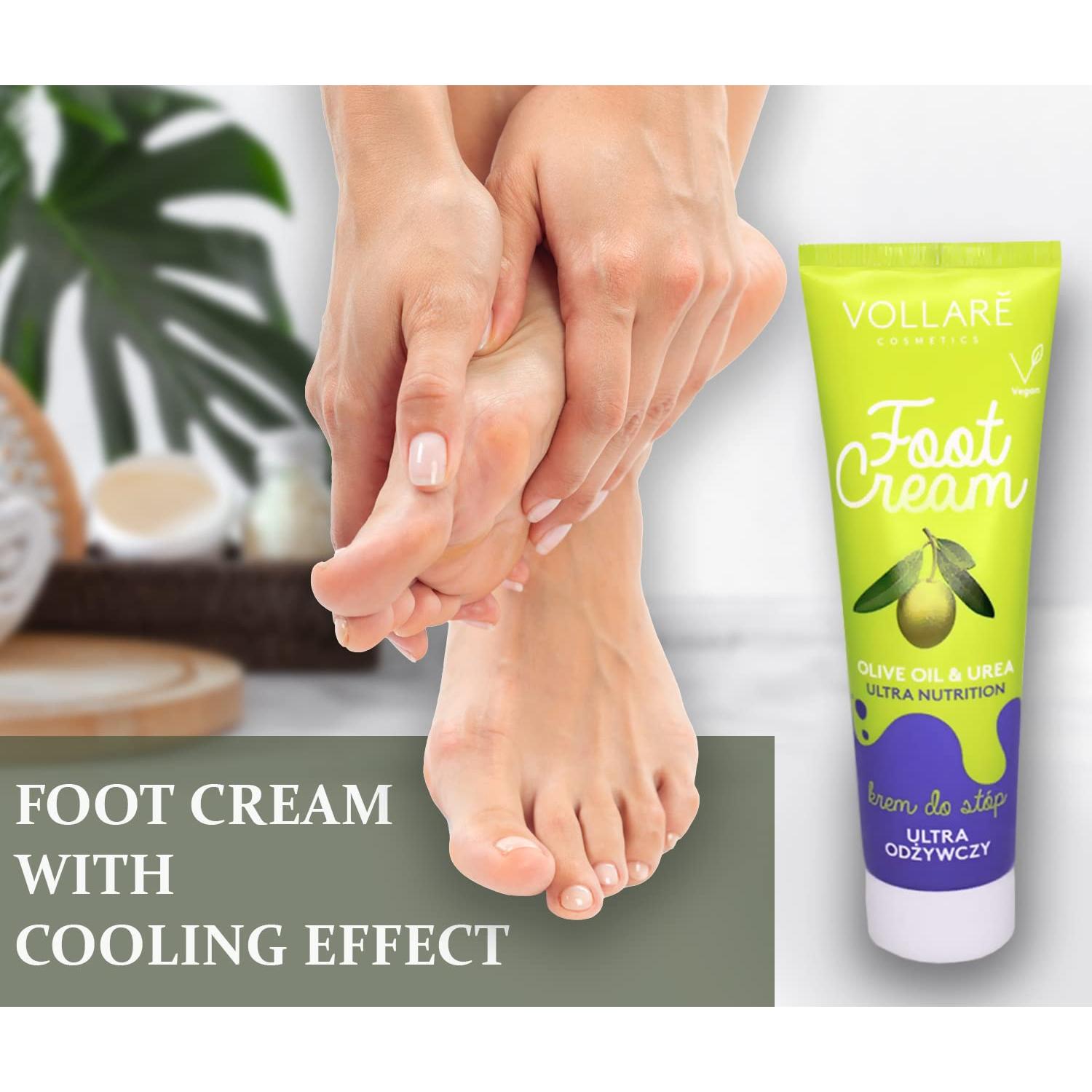 Crema para Pies Secos y Agrietados Vollare 100g - Urea y Aceite de Oliva