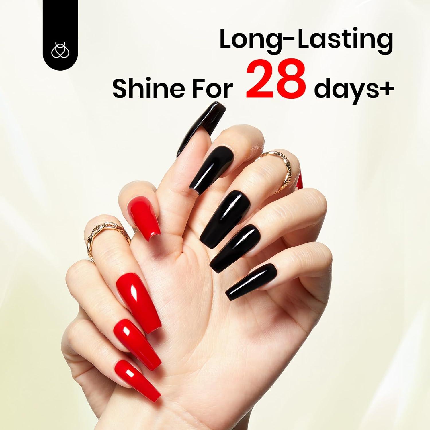 Kit de Gel Base y Top Coat Beetles 3Pcs 15ml Cuidado Uñas