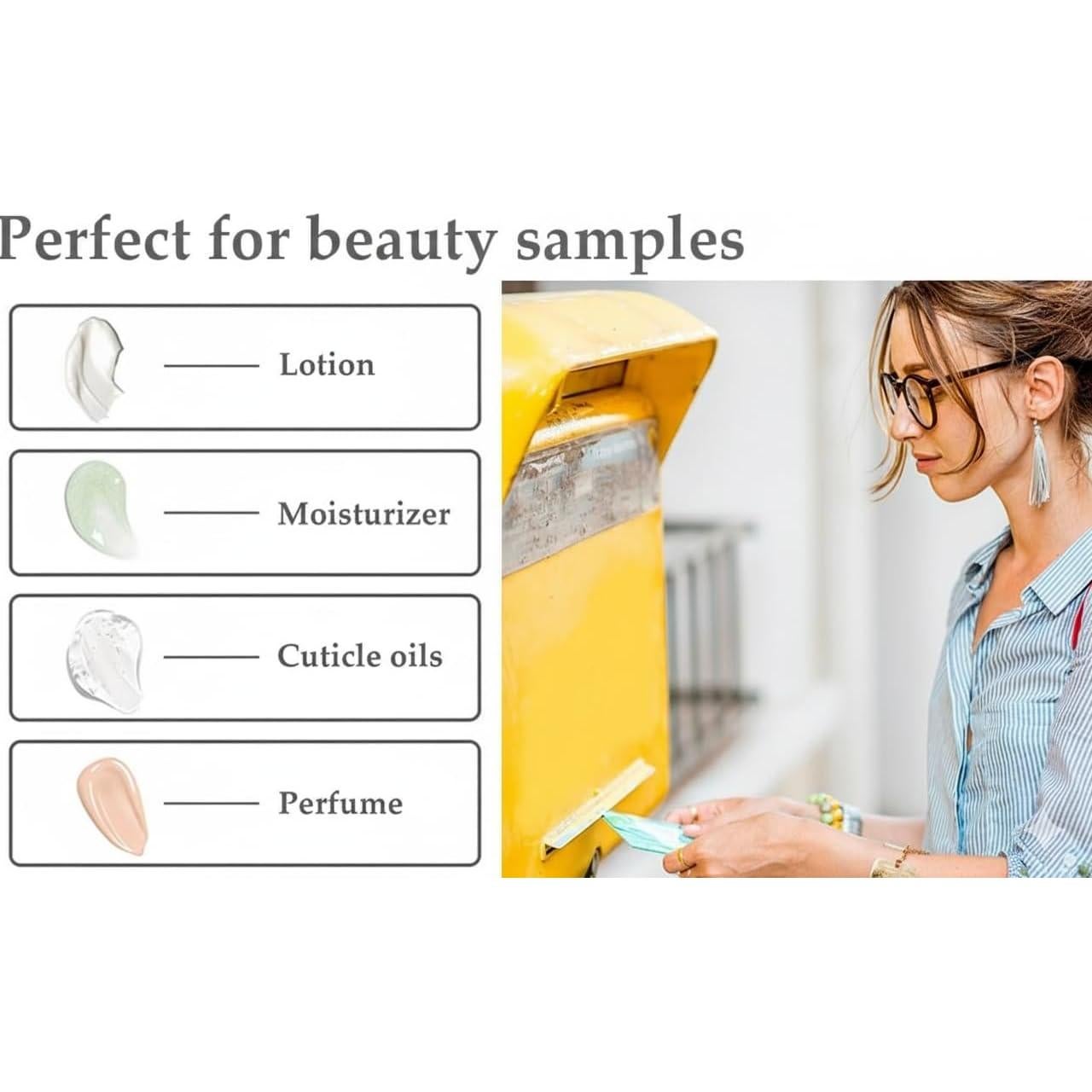 Botellas de Goteo de Vidrio Mini 2ml Parfumlism - 100pcs