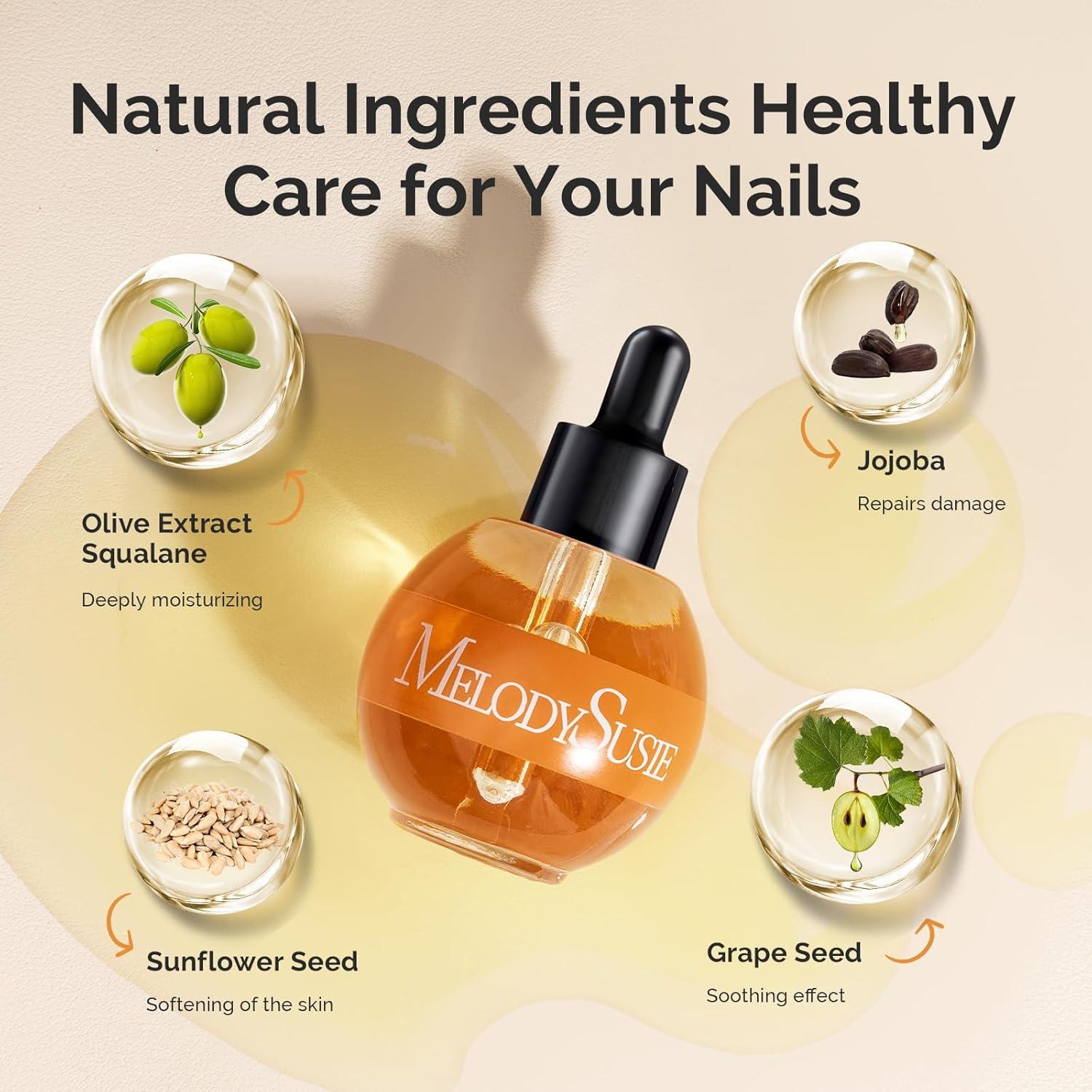 Taladro de Uñas Portátil MelodySusie PC100G Oro Rosa con Aceite