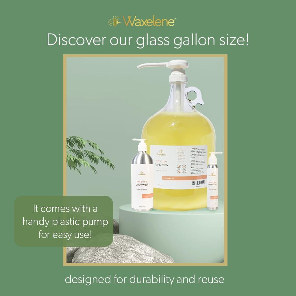 Jabón Corporal Waxelene 3.8L - Libre de Fragancias, Piel Sensible