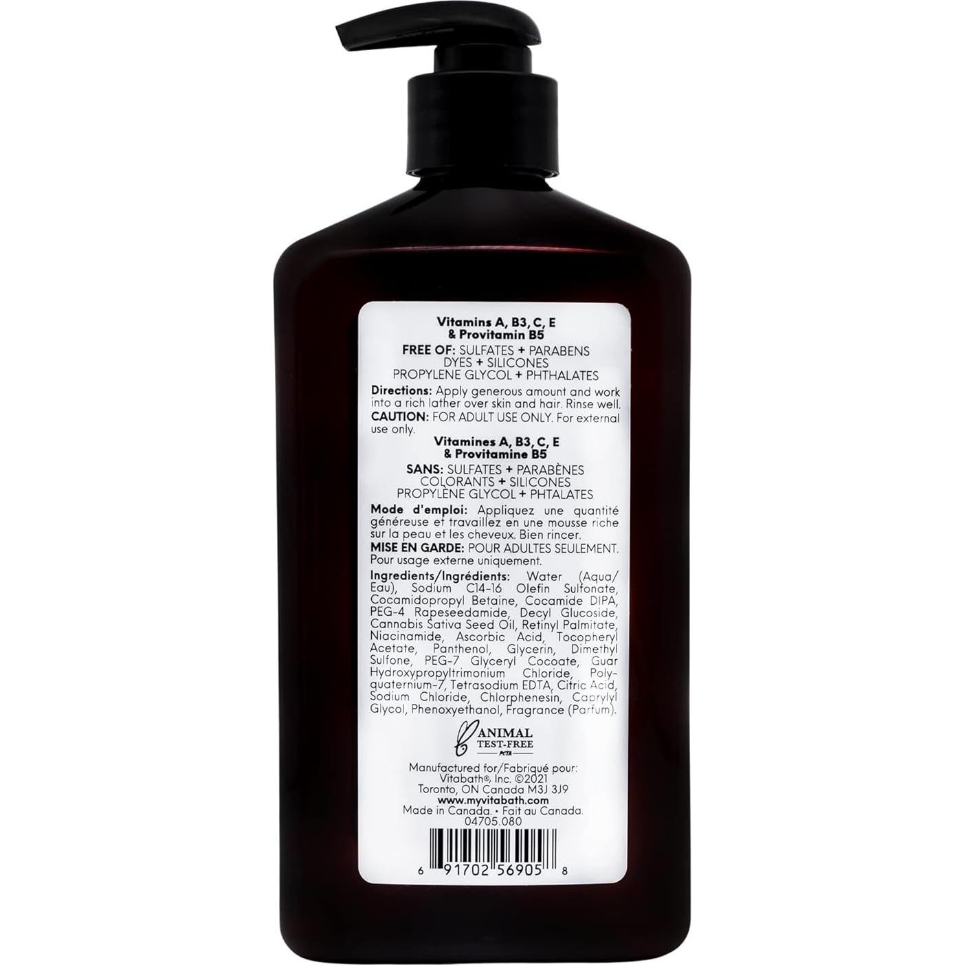 Gel de Ducha Hidratante Vitabath Hombre 500 ml Lima y Cedro