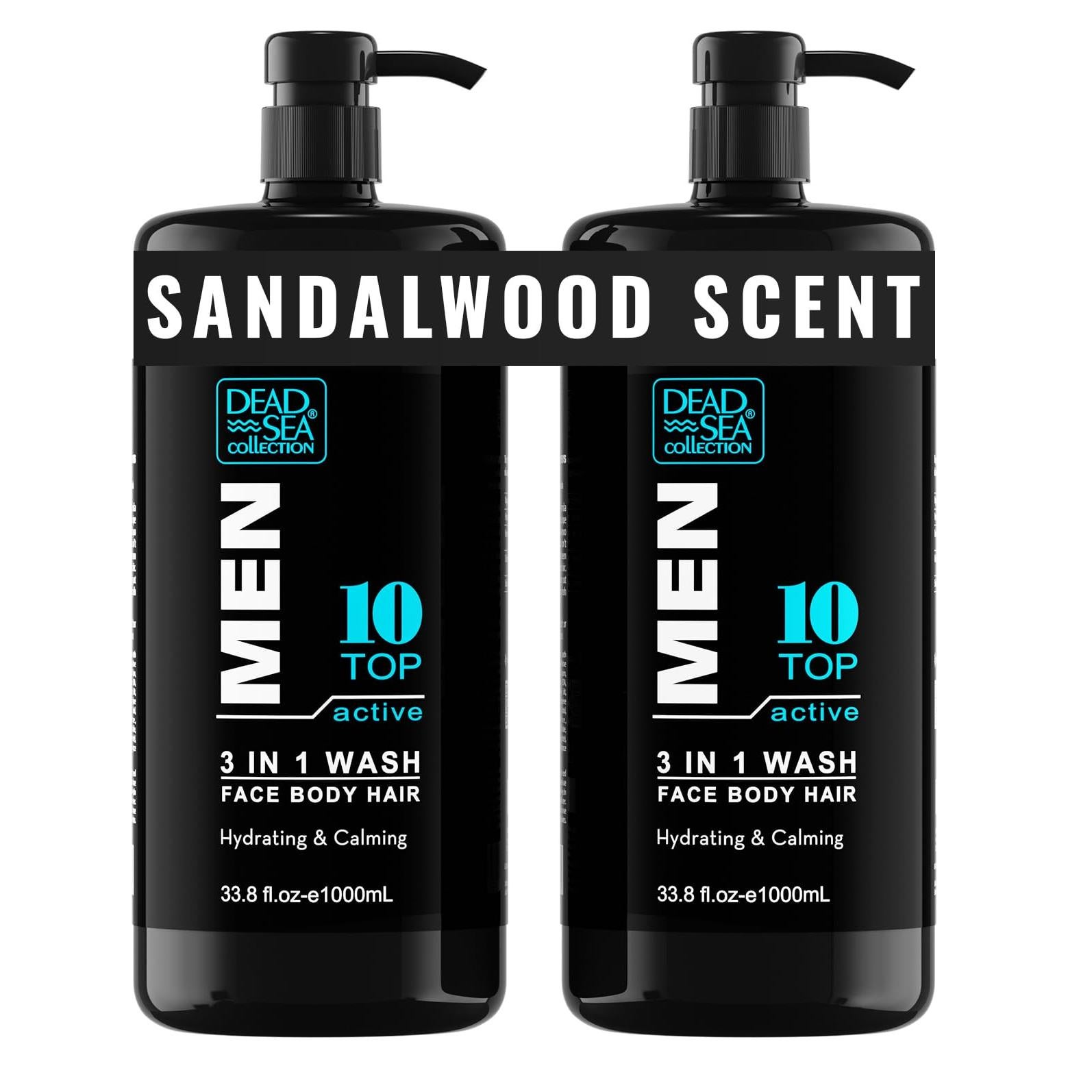 Gel de Ducha 3 en 1 Mar Muerto Crystalline 2 L Sándalo Hombre