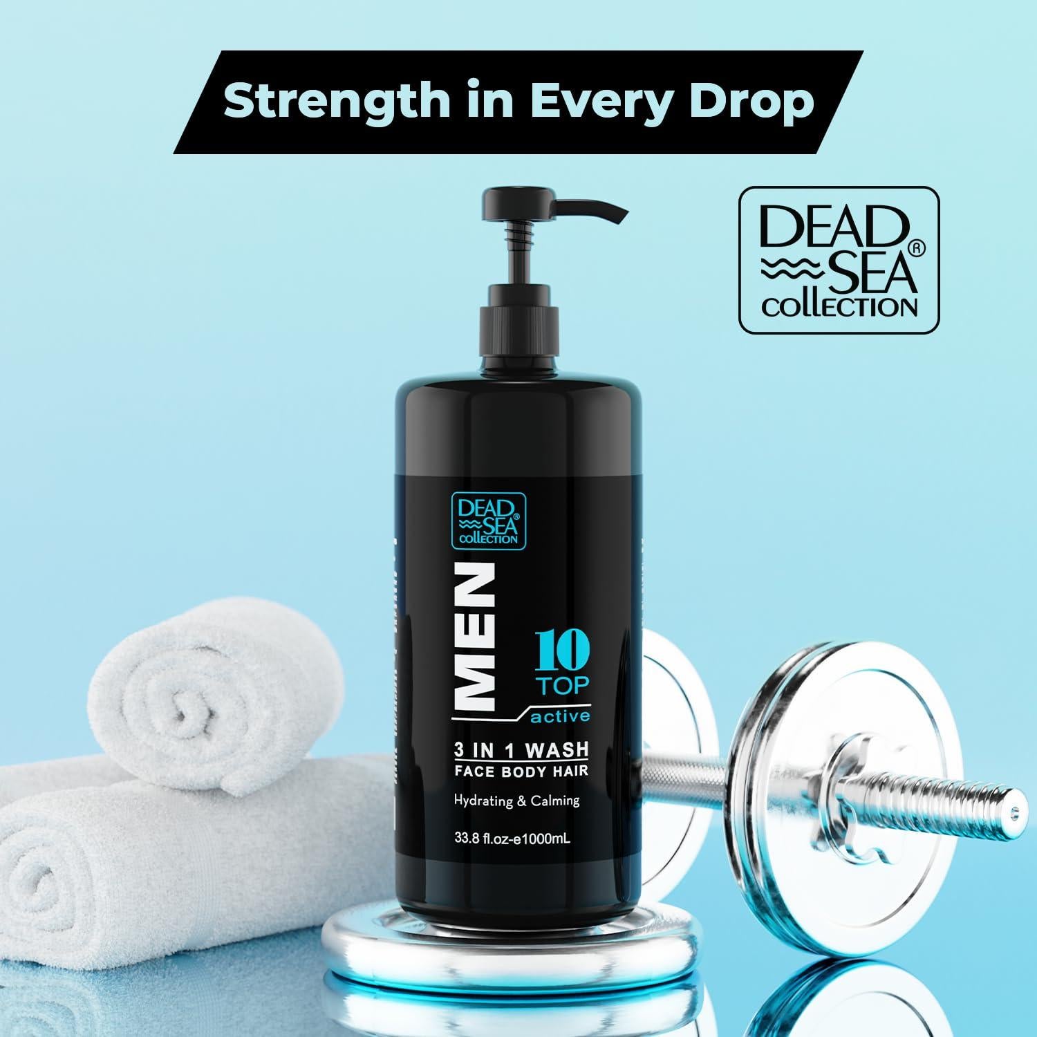 Gel de Ducha 3 en 1 Mar Muerto Crystalline 2 L Sándalo Hombre