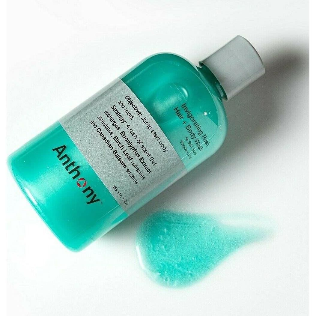 Gel de Ducha y Champú 2 en 1 Anthony 354 ml Aroma Madera de Pino