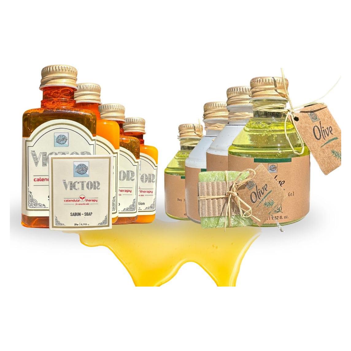 Juego de Artículos de Tocador de Viaje 60 Piezas Roomsium