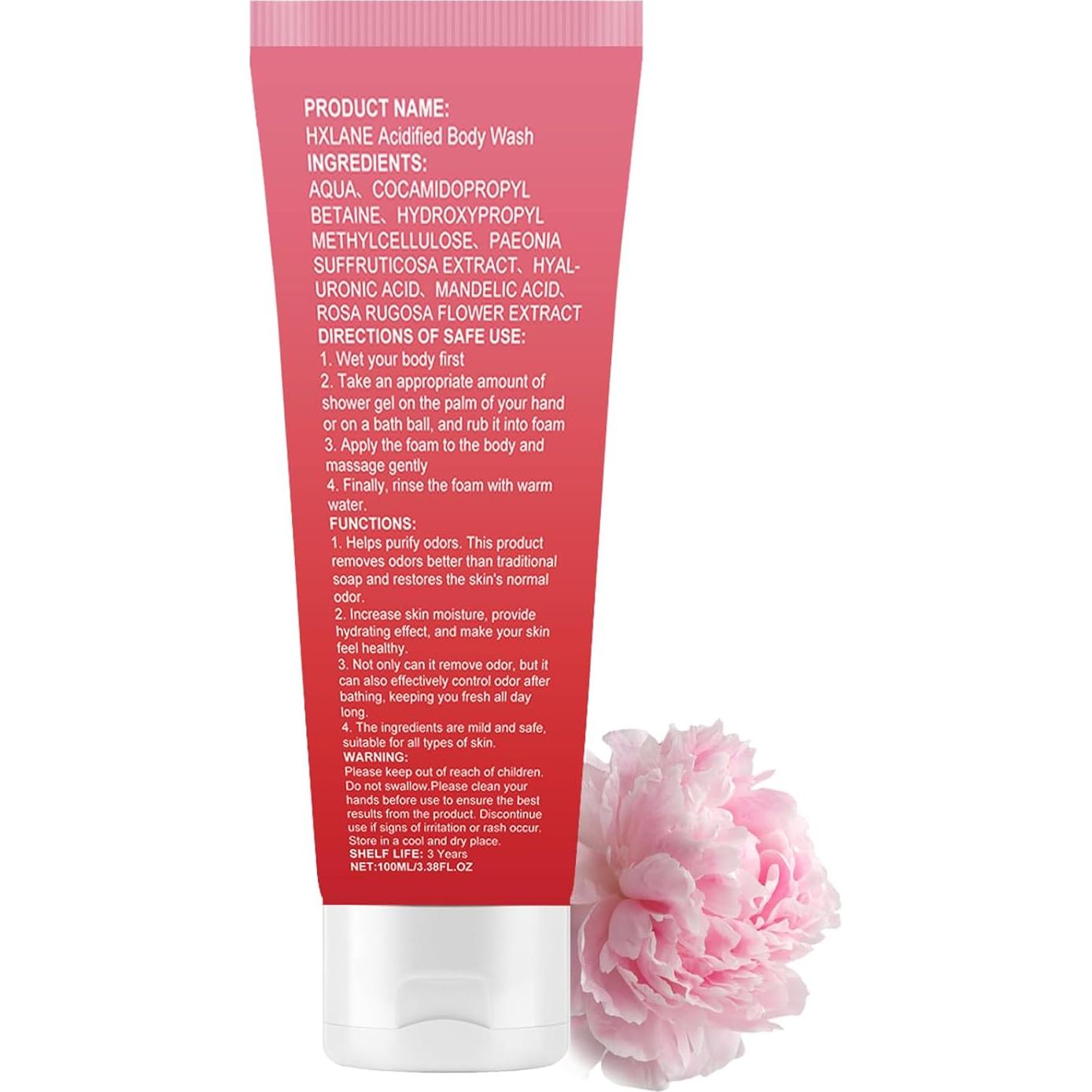 Gel de Ducha Hidratante Rosa 100ml - Control de Olores 24h