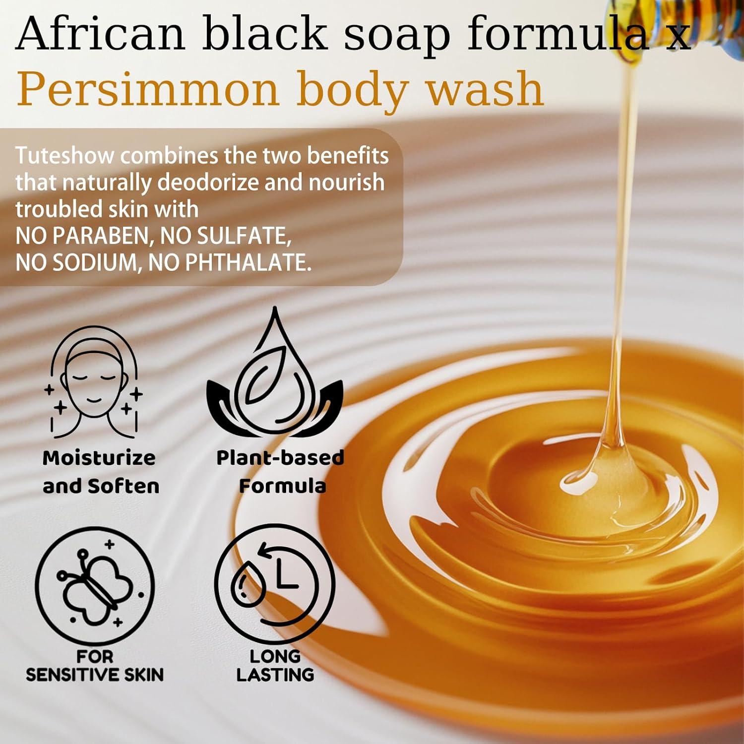 Jabón Corporal Desodorante Tuteshow 300 ml Persimón Natural