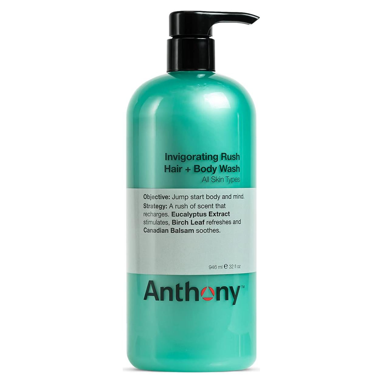 Gel de Ducha y Champú Anthony 946 ml Hidratante Eucalipto