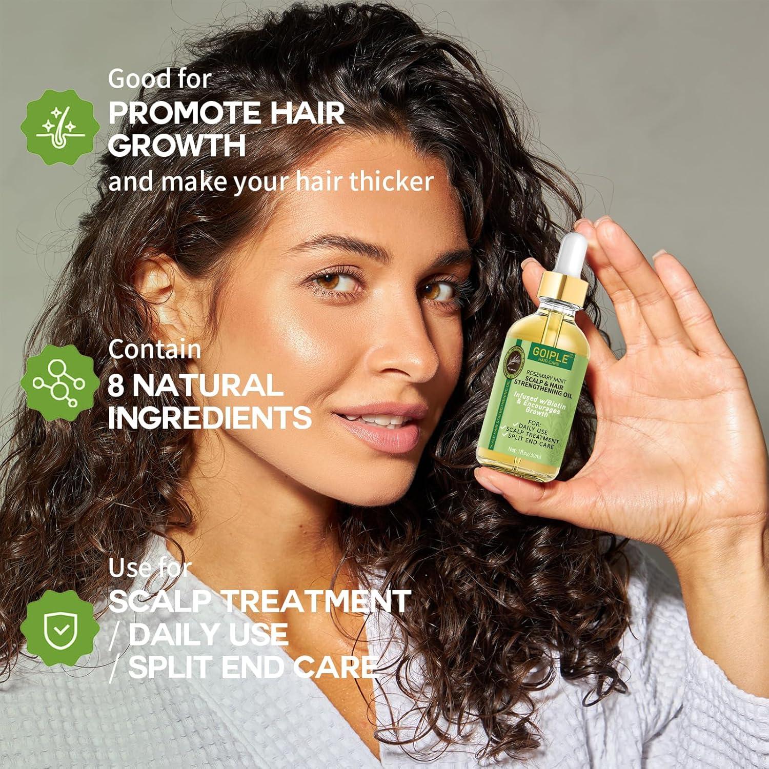 Exfoliante Cuero Cabelludo Crulland 3 en 1 con Aceite de Romero