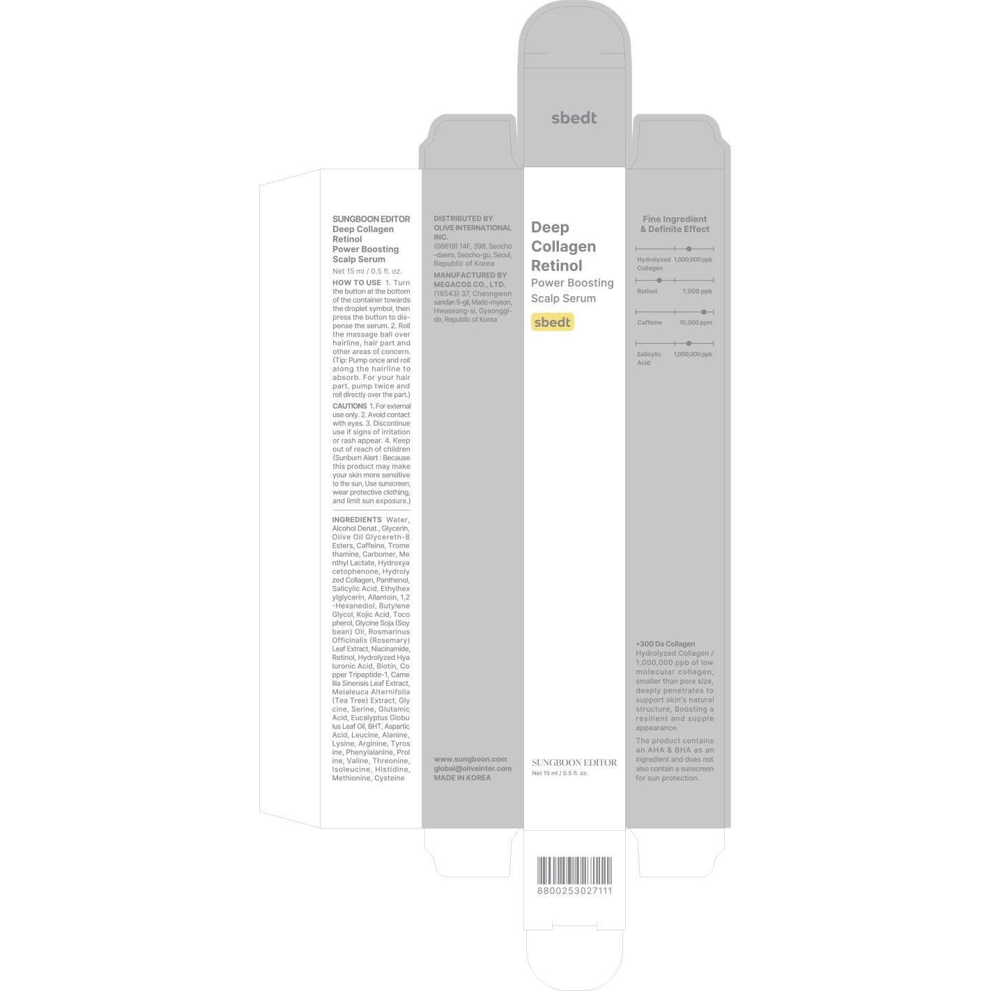 Suero de Crecimiento Capilar Sungboon con Colágeno y Biotina 14.79 ml