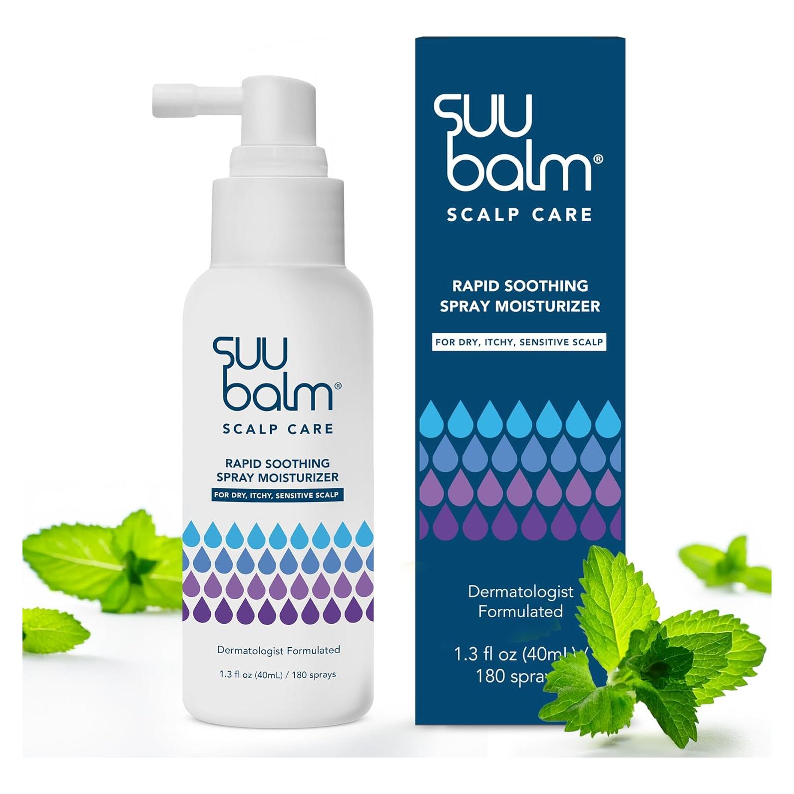 Suu Balm Spray Hidratante Anticaspa 40 ml - Alivio Picazón