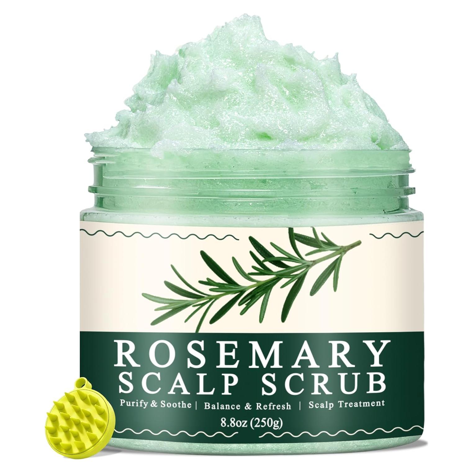 Exfoliante para Cuero Cabelludo Criszenv con Romero y Menta 248g