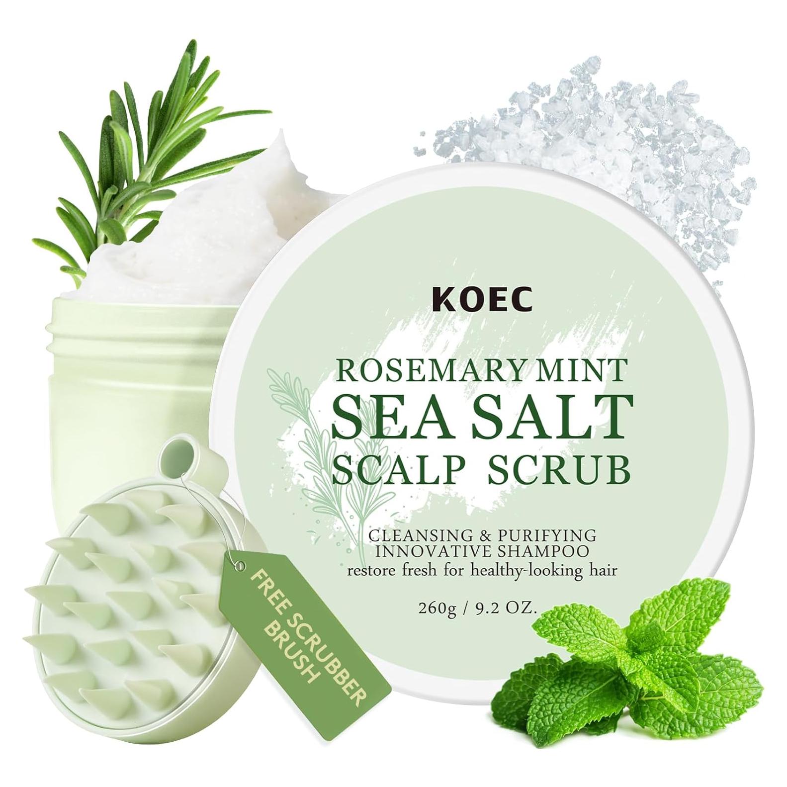 Exfoliante para Cuero Cabelludo Femeni 260g - Biotina, Romero y Menta