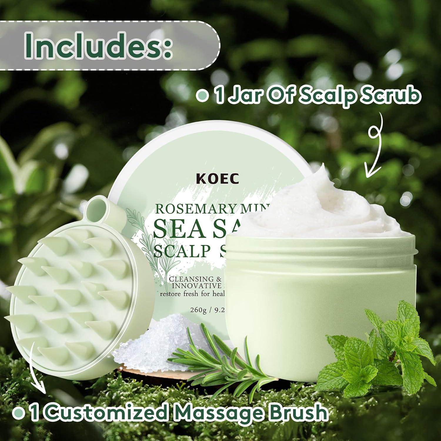 Exfoliante para Cuero Cabelludo Femeni 260g - Biotina, Romero y Menta