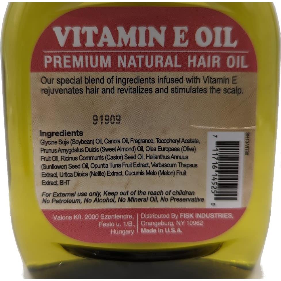 Difeel Aceite Natural para Cabello - Vitamina E 200g (4-Pack)