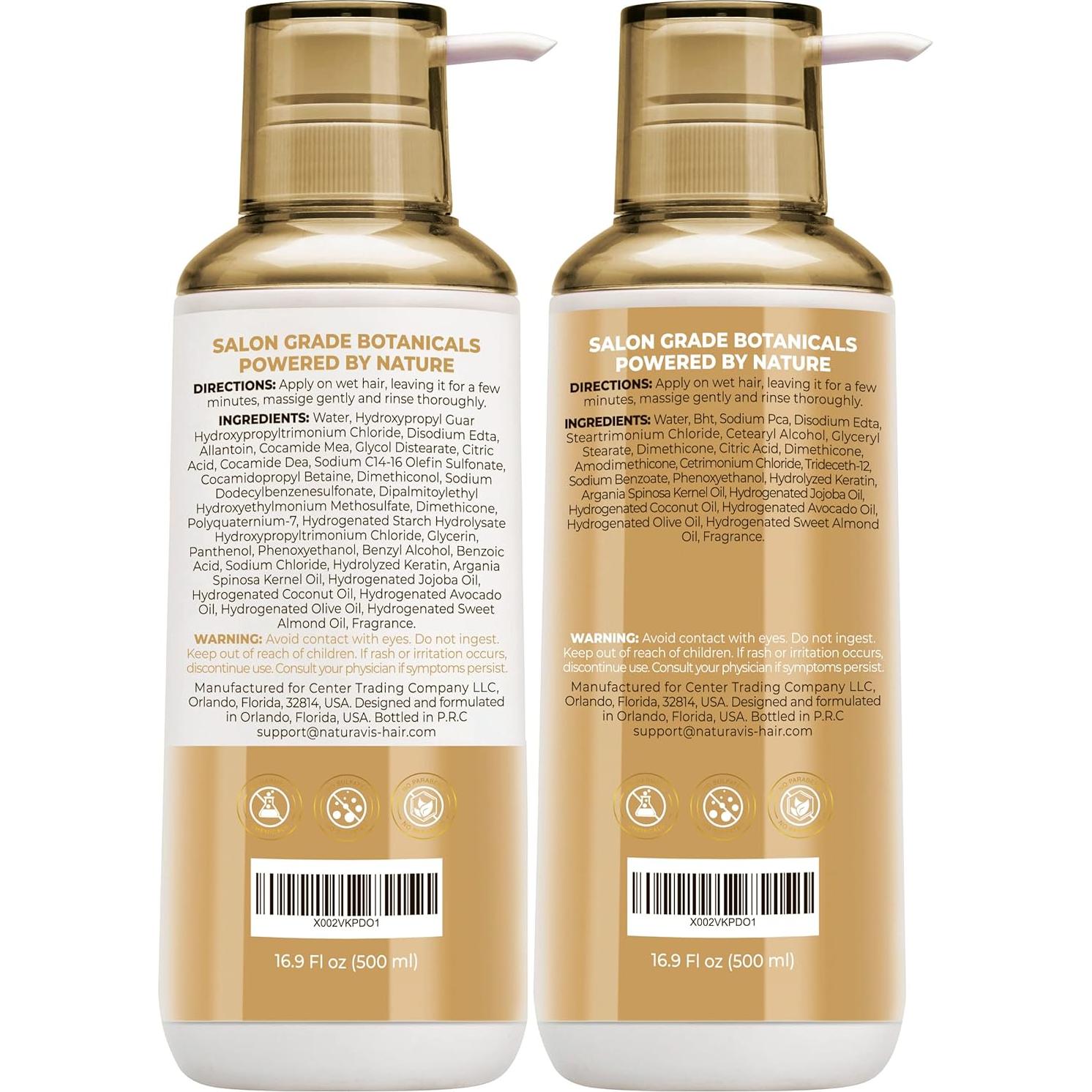 Juego de Champú y Acondicionador Naturavis Coco 1.31kg Hidratante