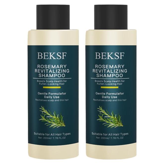 Champú BEKSF de Romero 500ml - Control de Aceite y Frizz
