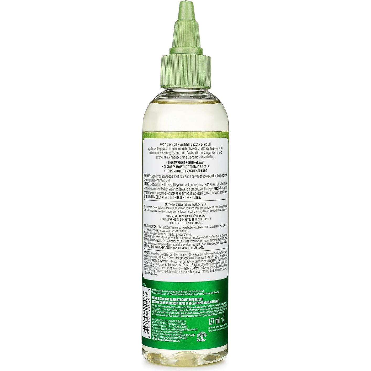 Aceite Exótico ORS 121.9g y Champú Acondicionador Aloe