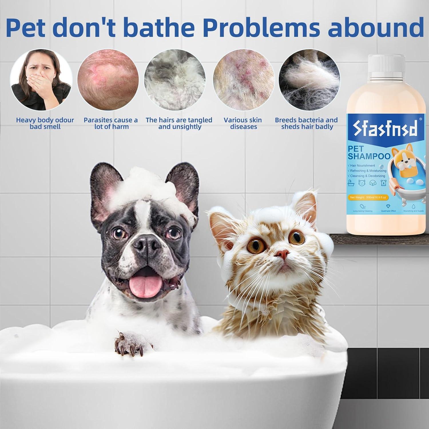 Champú Desodorante Natural para Perros Sfasfnsd 500ml