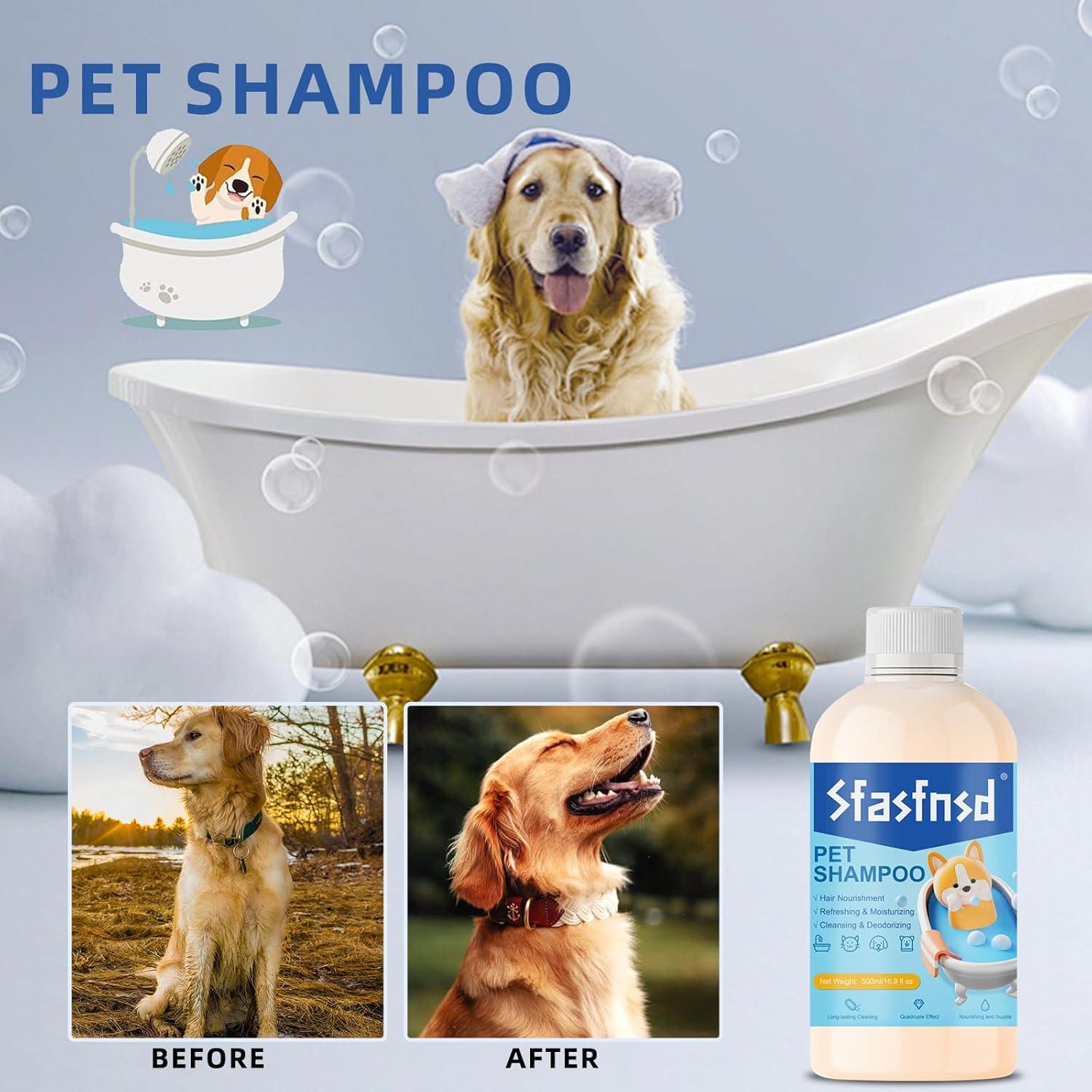 Champú Desodorante Natural para Perros Sfasfnsd 500ml