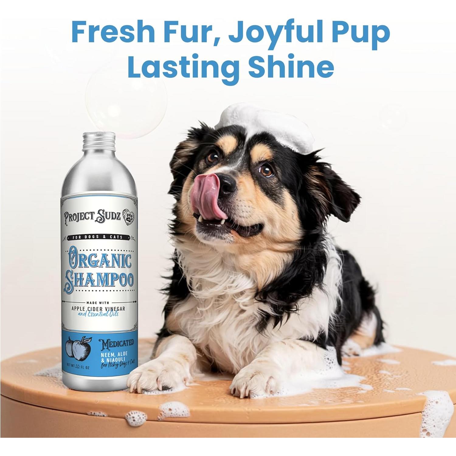 Champú Medicado para Perros Project Sudz - Neem y Niaouli 340g