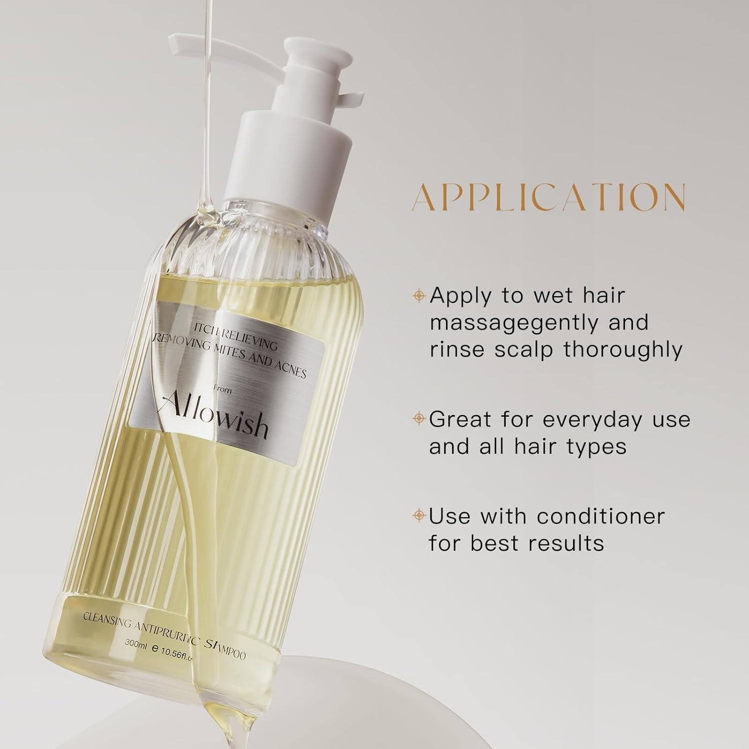Champú Anticaspa Allowish con Romero y Menta 480ml