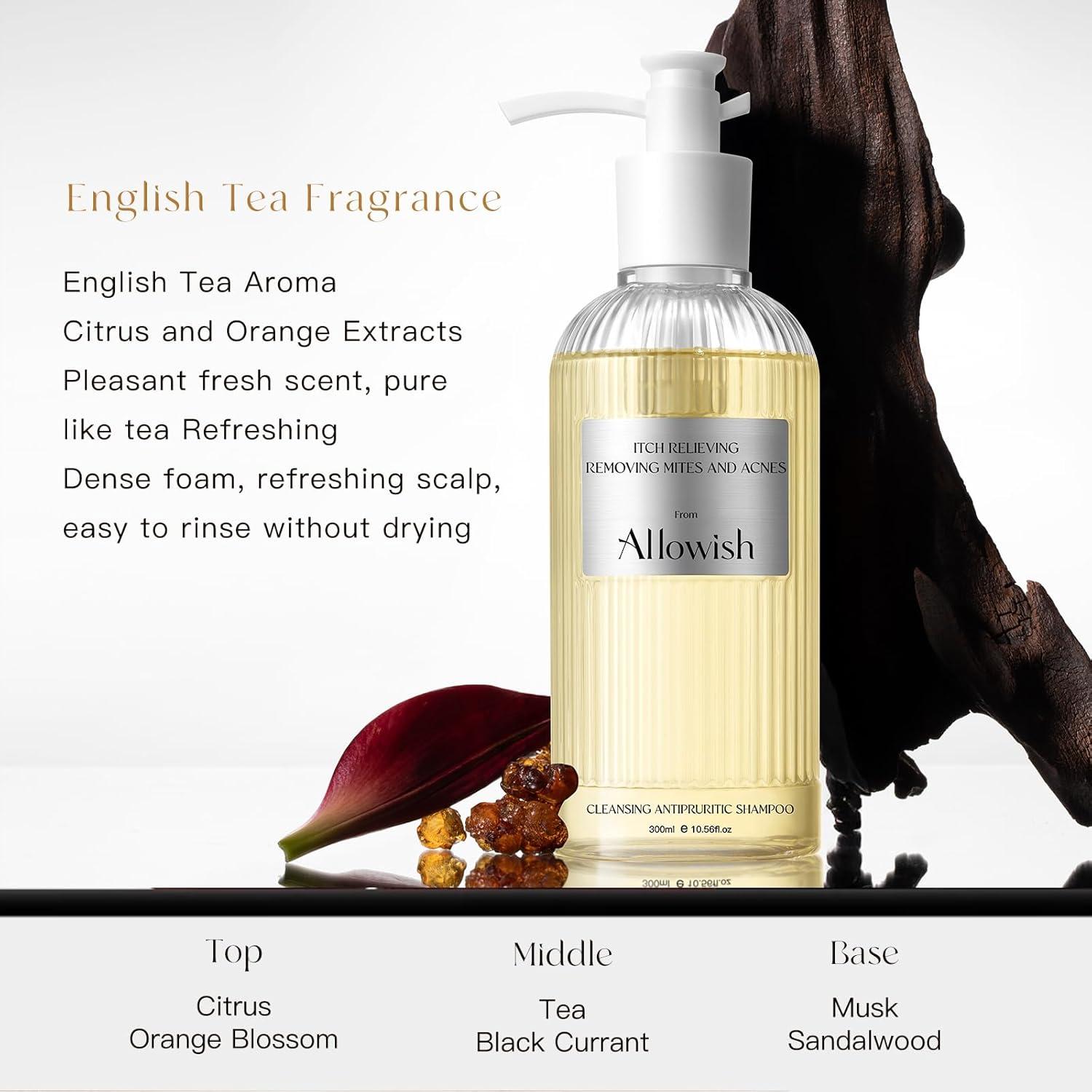 Champú Anticaspa Allowish con Romero y Menta 480ml