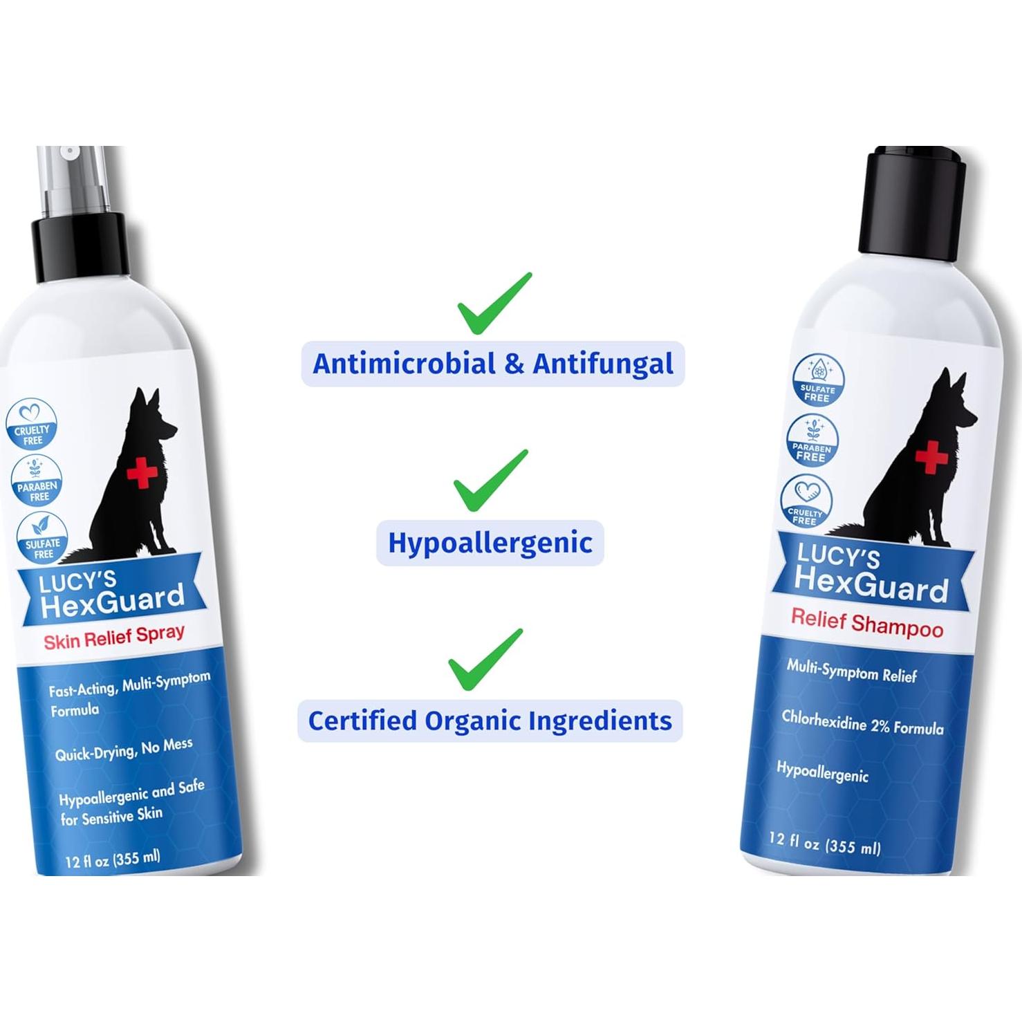 Champú Alivio Irritaciones Piel Lucy 340g - Hipoalergénico