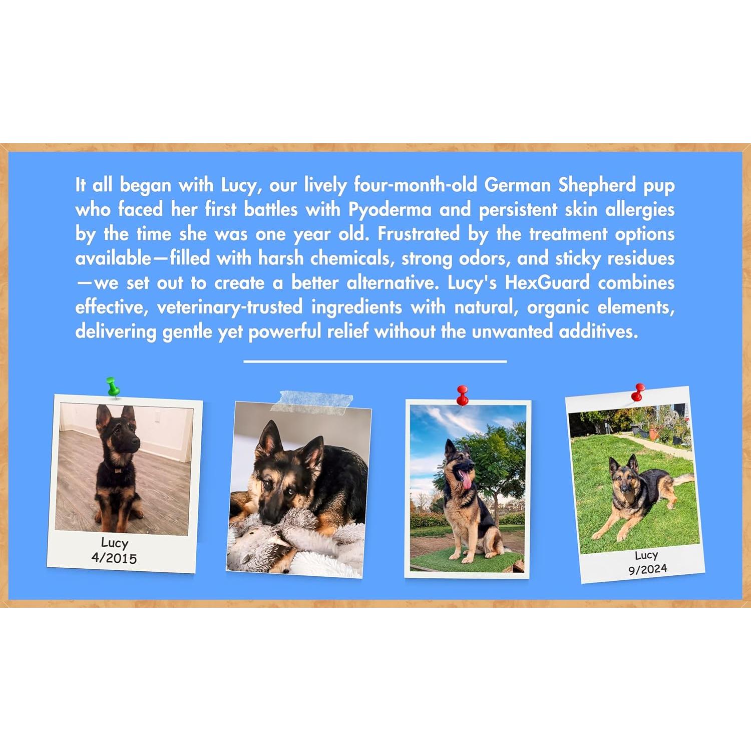 Champú Alivio Irritaciones Piel Lucy 340g - Hipoalergénico