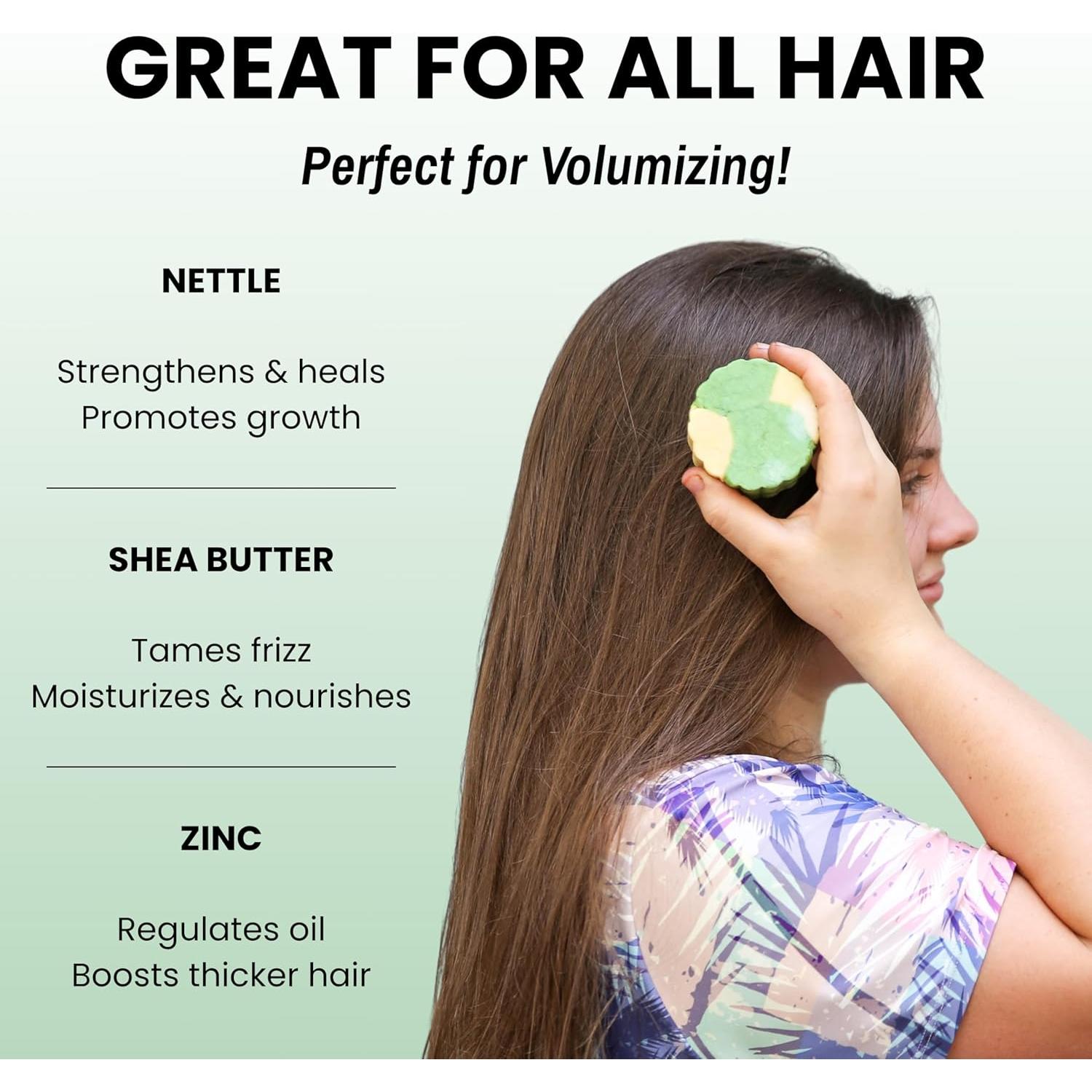 Barra de champú volumizante Otter Co. - Romero y árbol de té - Vegano