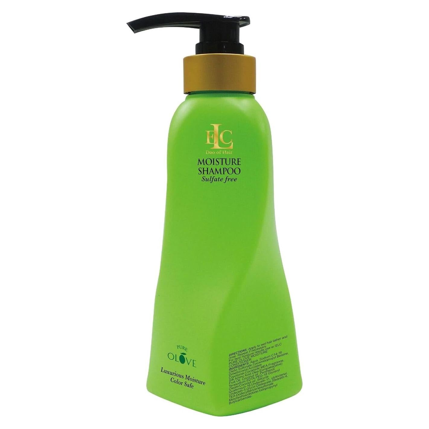 Champú Hidratante ELC Pure Olove 1L Sin Sulfatos para Cabello Seco
