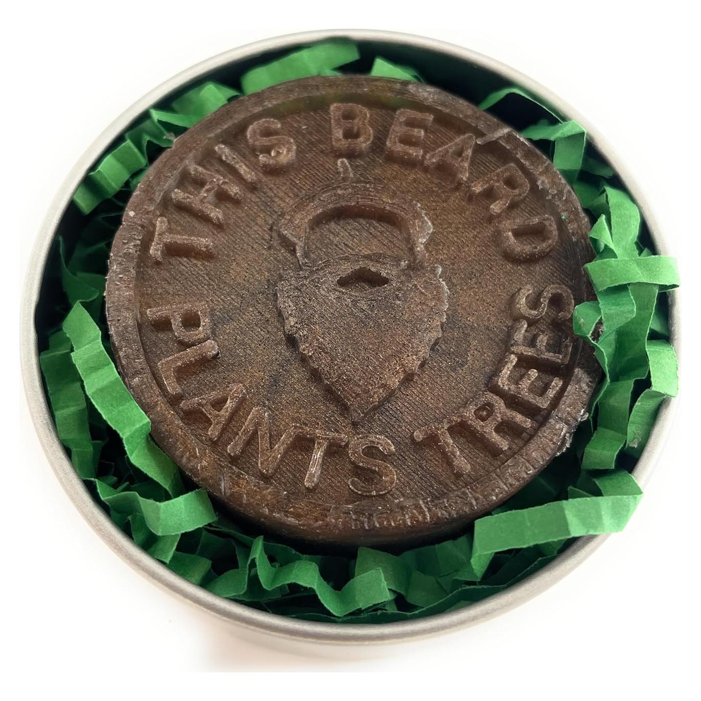 Barra de Lavado de Barba Green Beard 49.6g - Limpio Sucio