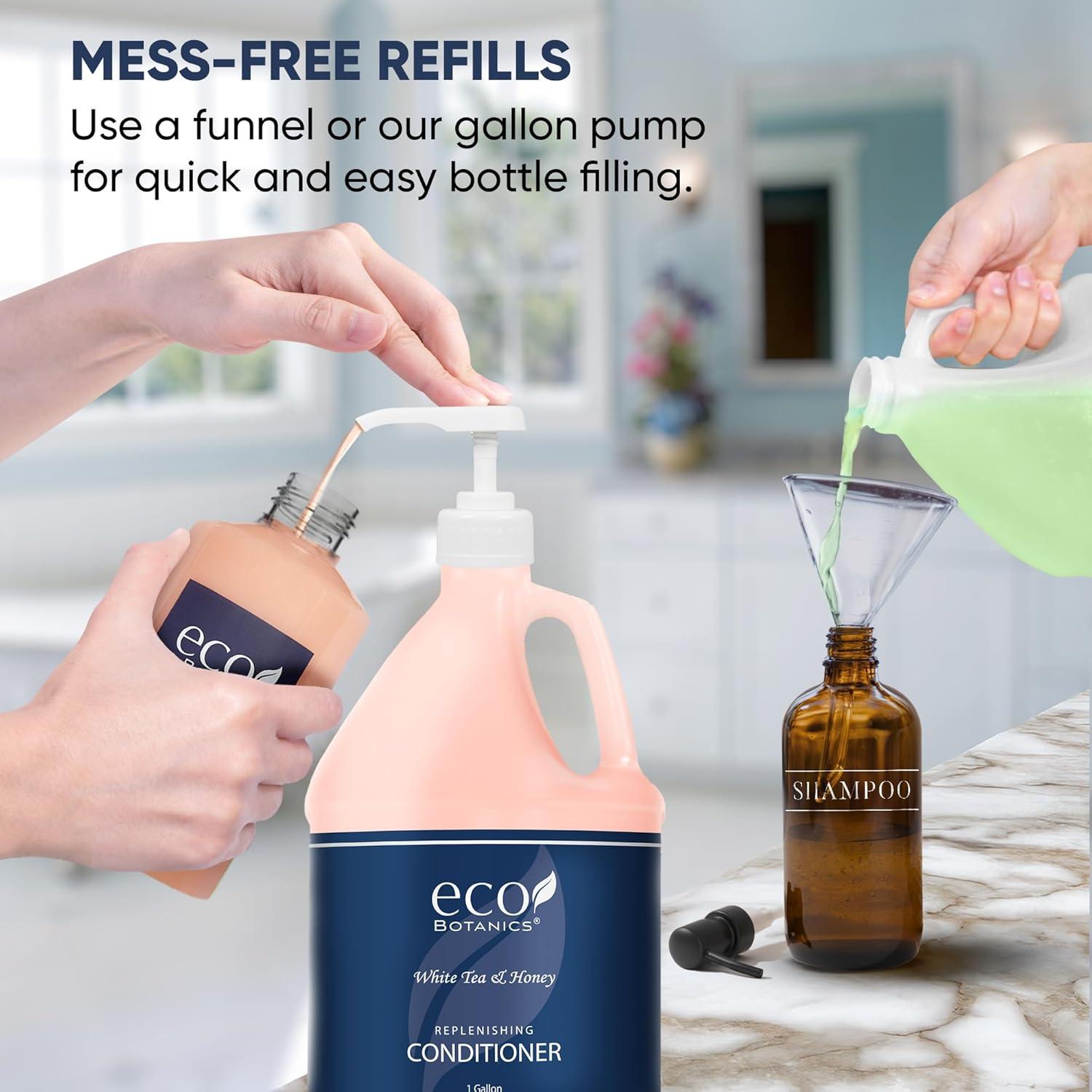 Kit de Amenidades Eco Botánicos 1-Shoppe - Champú, Acondicionador y Gel de Baño 3 Galones