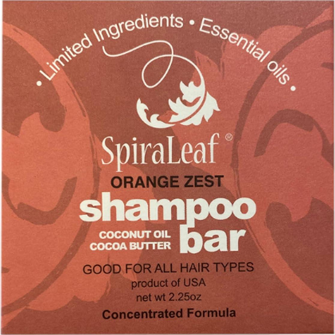 Champú y Barra de Afeitar SPIRALEAF Cáscara de Naranja 63.5g