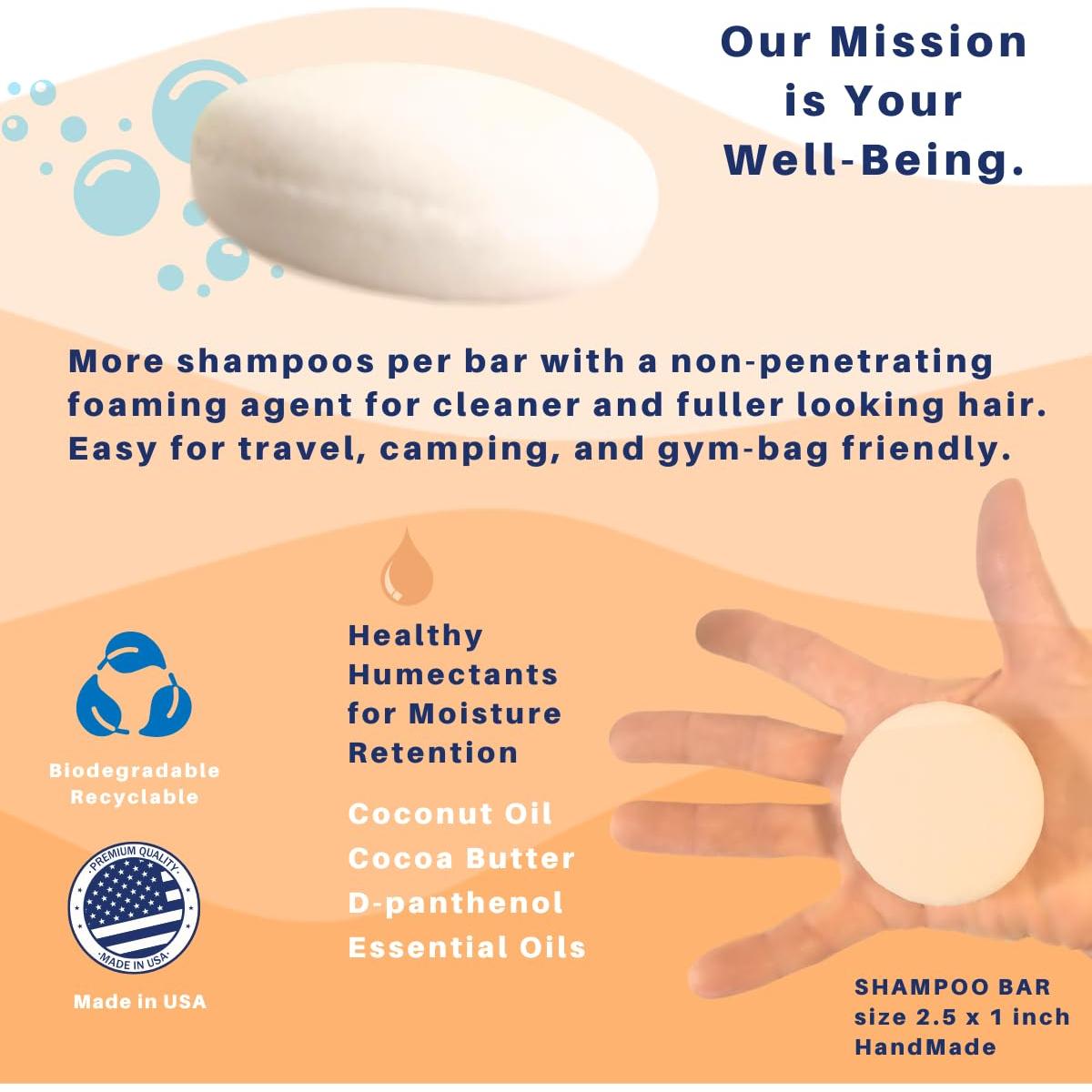 Champú y Barra de Afeitar SPIRALEAF Cáscara de Naranja 63.5g